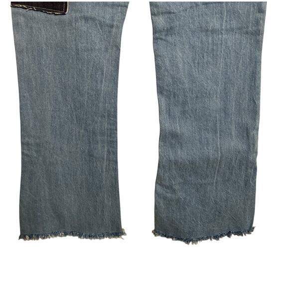 BDG Urban Outfitters Patchwork High Waisted Flare Jeans 27 - Picture 8 of 13